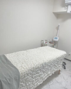 鍼灸サロンHARITOTTOの施術ベッド